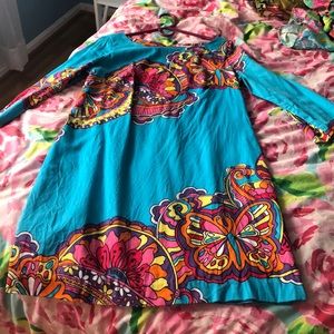 Lilly Pulitzer 3/4 length sleeve dress